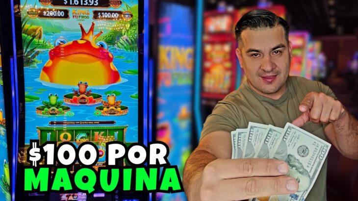 Asi Me Fue Probando Maquinas Nuevas del Casino con Solo $100 por Máquina
