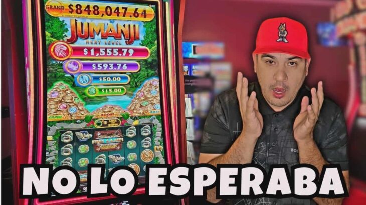 MI PRIMER JACKPOT en la Máquina de JUMANJI en el CASINO 😱