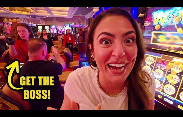 GET THE BOSS!! Lady Luck Won Her BIGGEST JACKPOT Ever at Hard Rock!