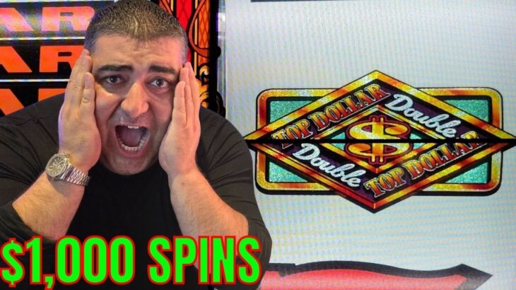 UNREAL $1,000 SPINS & INSANE JACKPOTS on High Limit TOP DOLLAR