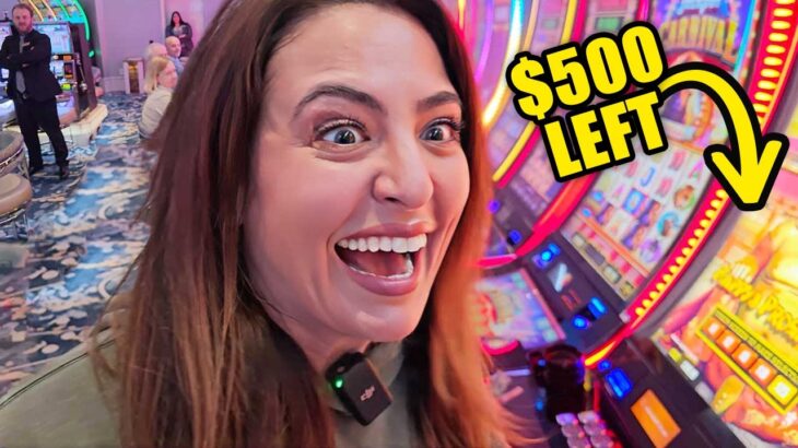 We LITERALLY HAD NOTHING Left… Then The Last Spin SHOCKED The Casino Floor!