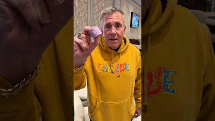 $5,000 Two $2,500 Hands #blackjack #casino #gamble