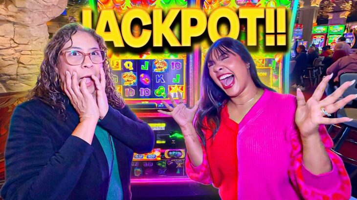 Mami Ganó El PRIMER JACKPOT de su vida en el casino!! 🤯