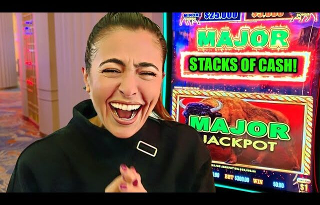 “Mom, I Just WON My BIGGEST JACKPOT EVER on Buffalo Cash!!”