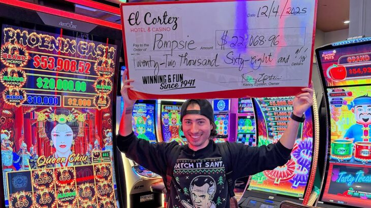 My Biggest Slot Win Of My Entire Life! (Pompsie Slots GREATEST EPISODE EVER)