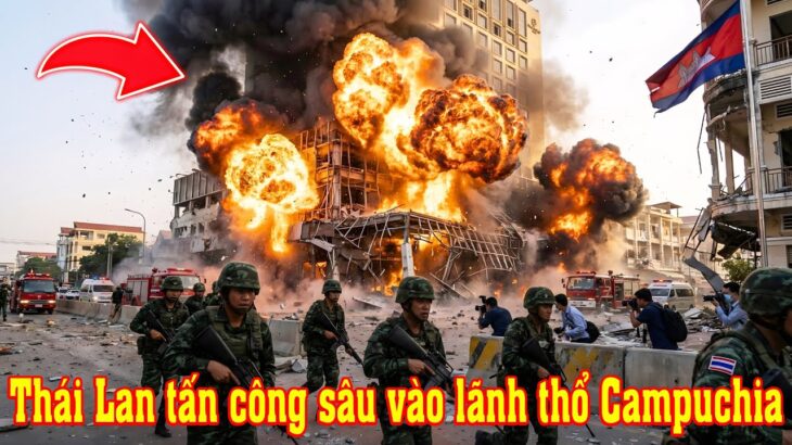 Thái Lan tấn công sâu vào lãnh thổ Campuchia | 9 casino Poipet bị xóa sổ