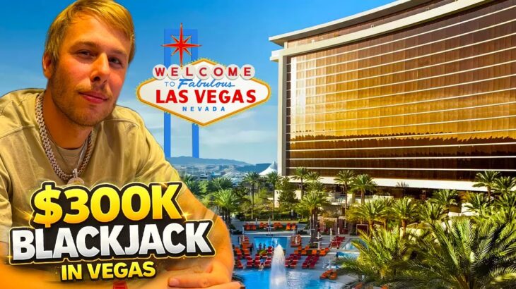 $300,000 MAX BET BLACKJACK AT THE RED ROCK CASINO IN VEGAS!