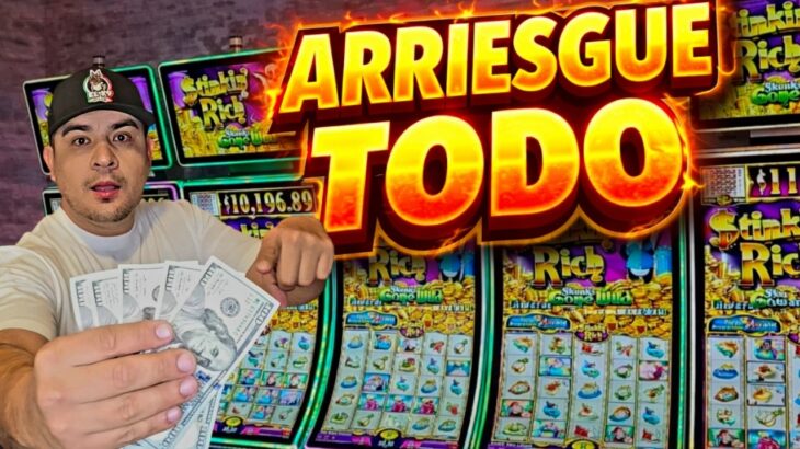 Arriesgué todo MI DINERO en el casino