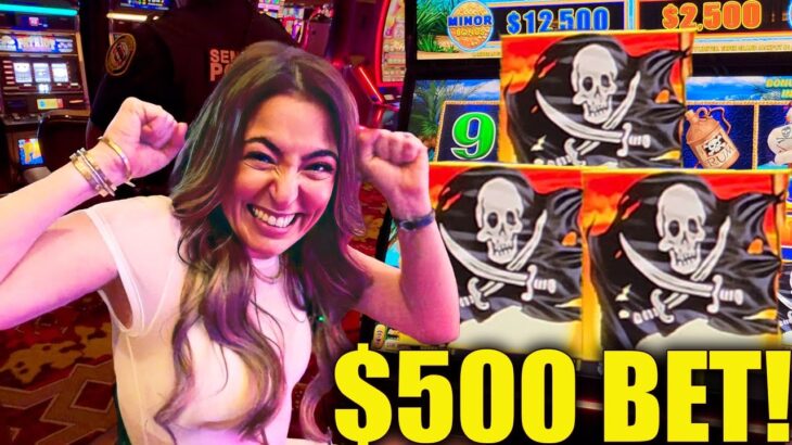Huge $500 Spin Lands MASSIVE Jackpot As The Police Escort Me Through The Casino!