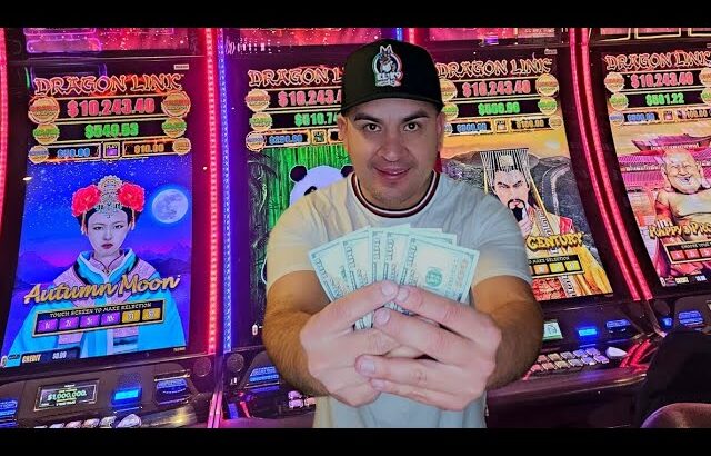 Me tuve que ARRIESGAR en las máquinas Dragon Link del casino