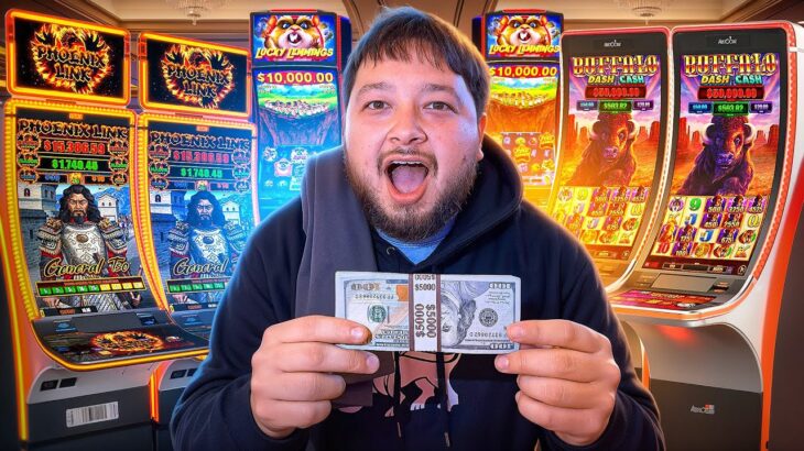 Our CRAZIEST Heater At The Casino!!! (Slot Machines)