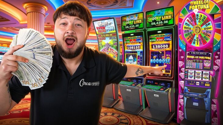 We’re FIRING $5,000 Into Slot Machines At The Casino!