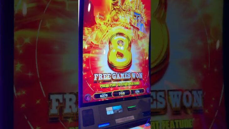 $375 A Spin and TRAIN Bonus Went WILD! #casino #gambling #slot #jackpot