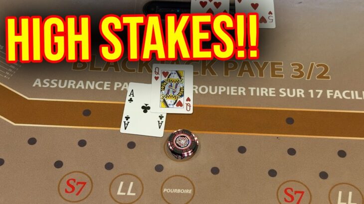 BIG BANKROLL BLACKJACK!! $3900 VS THE CASINO!!