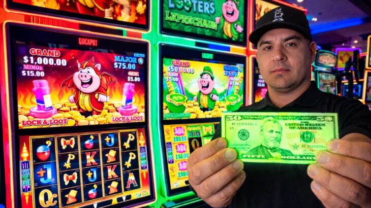 Con SOLO $50 por MÁQUINA así GANÉ en el CASINO BONO y FREE GAMES
