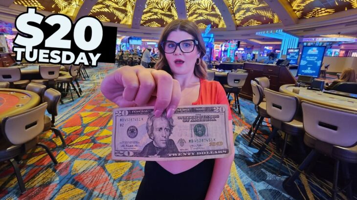 Crushing the Casino Using the $20 Slot Method!