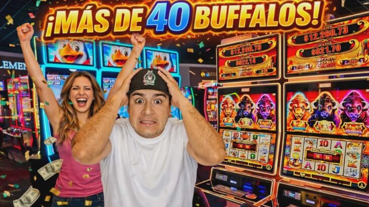 💥 Fui por 15 CABEZAS de BUFFALOS y terminó con un GRAN BONO en el casino