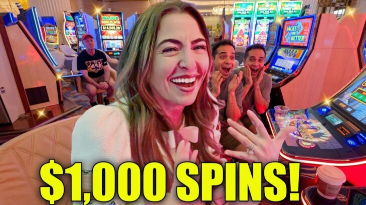 I Landed a $1,000/Spin BONUS and We LOST OUR MINDS!!!