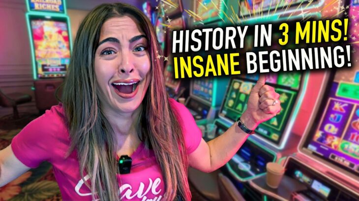 I Made CASINO HISTORY In 3 Minutes… And It KEPT GETTING BETTER!