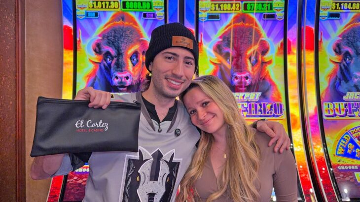 I Played EVERY Buffalo Slot At The Casino And Won HUGE!