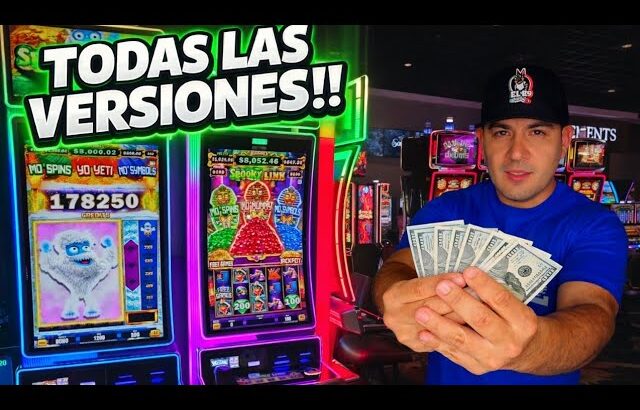 Me ARRIESGUE en TODAS las versiones de SPOOKY LINK en el casino