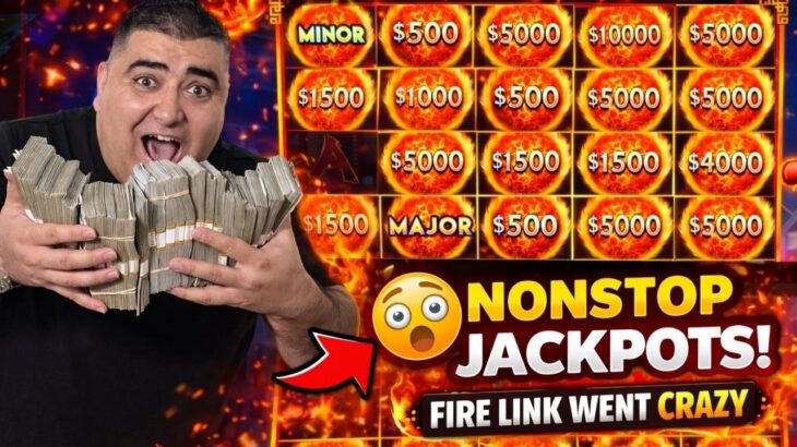 The MOST JACKPOTS You’ve EVER Seen on Fire Link – $500 Max Bet