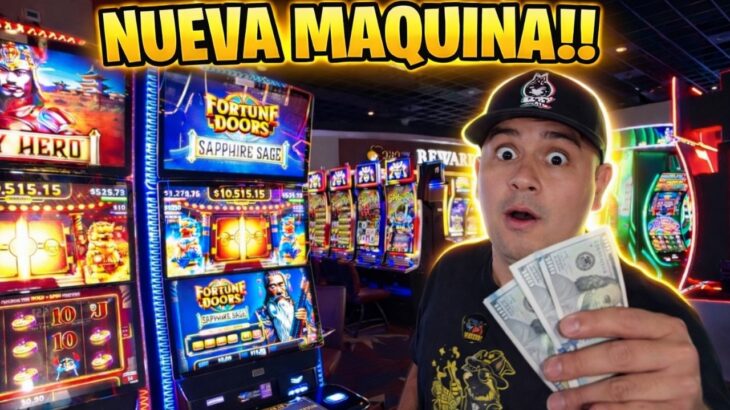 ARRIESGUÉ mi DINERO en una NUEVA MÁQUINA del CASINO