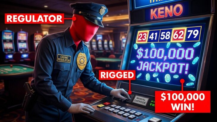 Casino Regulator Scam: Secret $100K Keno Win Exposed