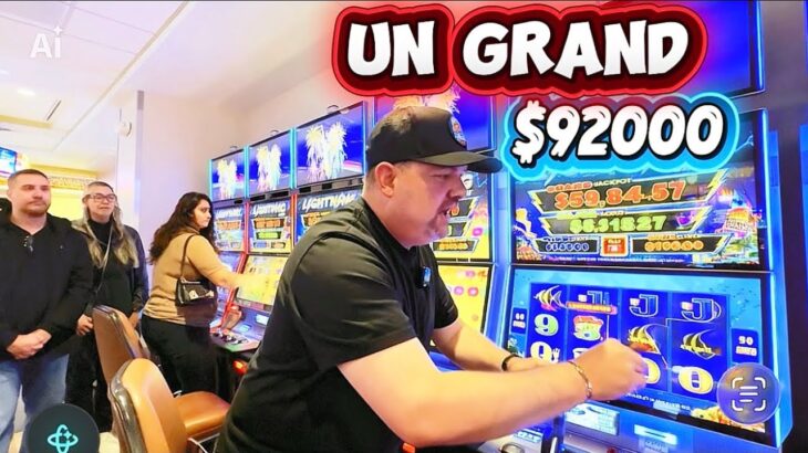 GRAND De $92000 Dolares El Lightning Cash del CASINO