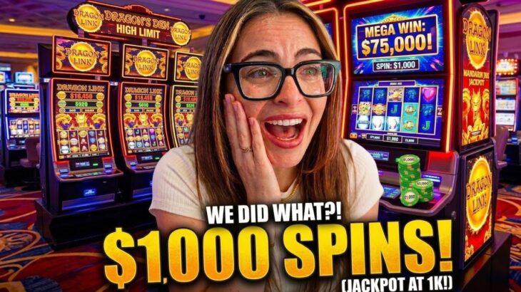 15 INSANE $1,000 Spins Started an UNBELIEVABLE Day at the Casino!!