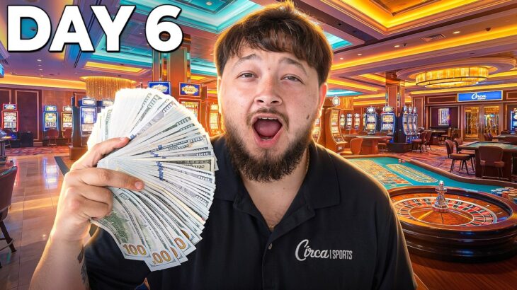Gambling $100,000 At The Casino!!! (Day 6)