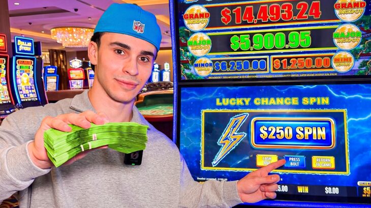 I Did MAX BET Spins At The Casino For HALF PRICE!