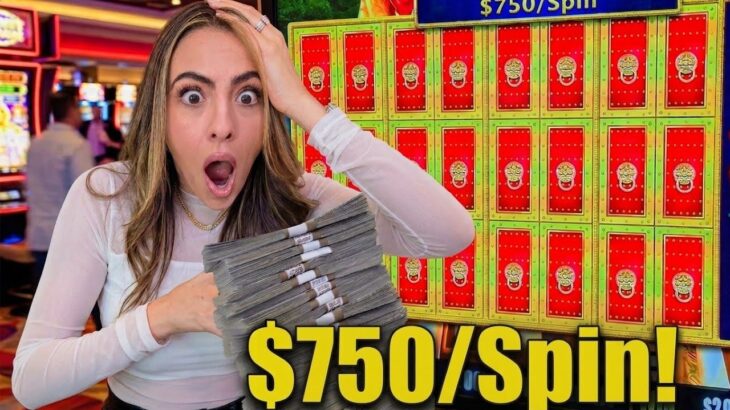 IT FINALLY HAPPENED on a $750/Spin Bonus and I SCREAMED So Loudly!!!