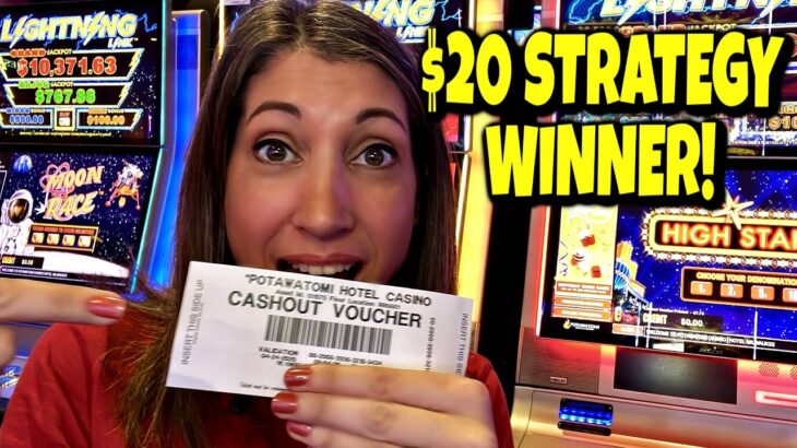 WOW 😮 I BEAT THE CASINO with this $20 slot strategy!