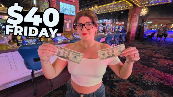 Crushing the Casino Using the $40 Slot Method!
