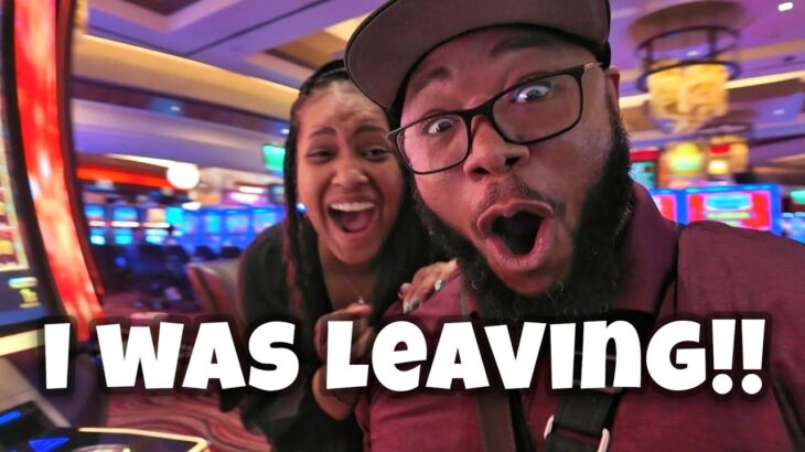 I Hit A Huge Jackpot As I Was Leaving The Casino!!
