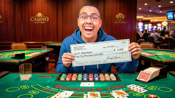 I Took My Paycheck to the Casino and Gambled It!